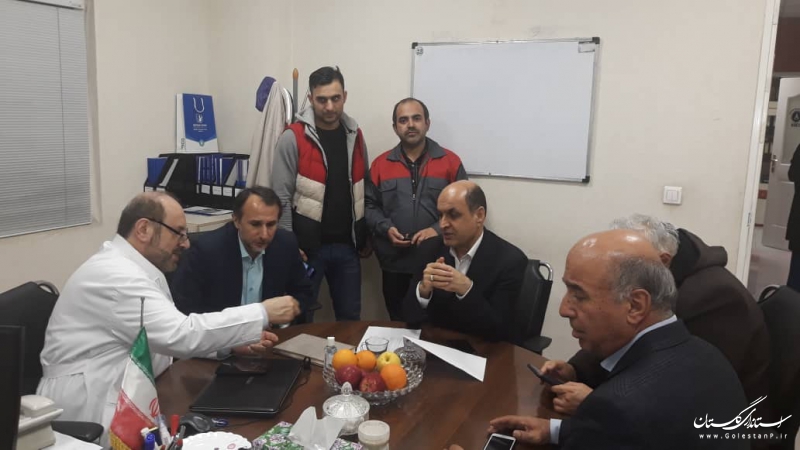 بازدید استاندار گلستان از شرکت تولیدی مواد ضد عفونی کننده در استان