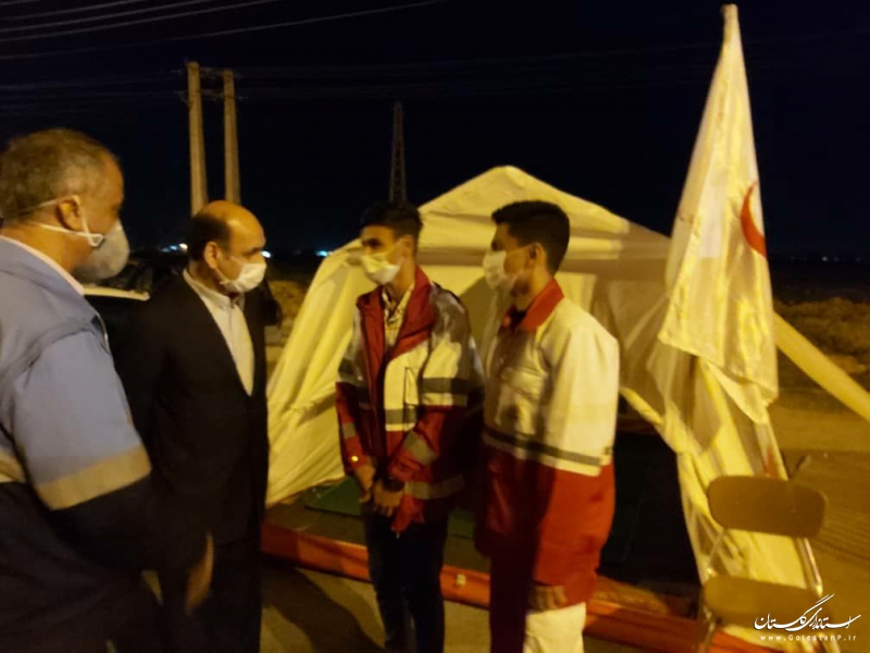 استاندار گلستان از روند اجرای طرح ملی کاهش زنجیره انتقال بیماری کرونا در شرق استان بازدید کرد