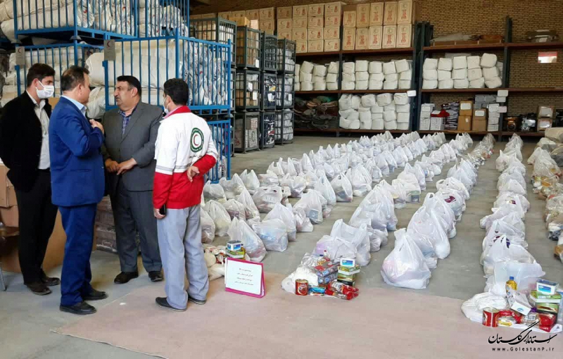 توزیع دومین مرحله از کمکهای معیشتی در قالب ۲۵۰ بسته غذایی در کردکوی