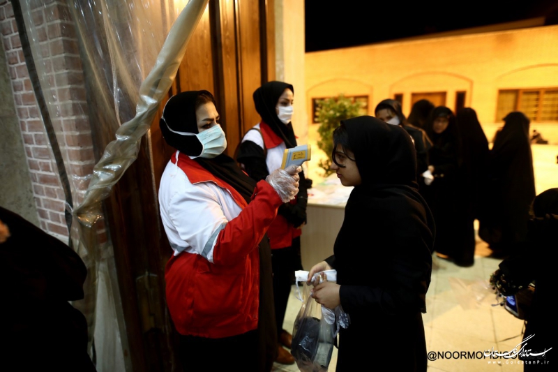 حضور استاندار گلستان در مراسم شب احیای بیست و سوم با رعایت پروتکل های بهداشتی 