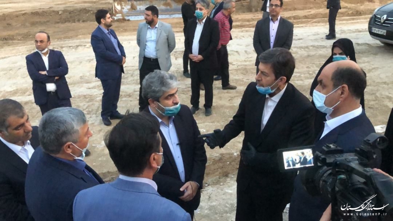 کلنگ زنی, افتتاح و بازدید از پروژه های شهر گرگان انجام شد