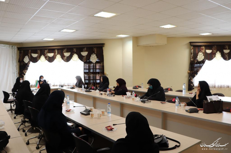 جلسه «اتاق فکر کودک» دفتر امور بانوان استانداری گلستان در کانون پرورش فکری برگزار شد