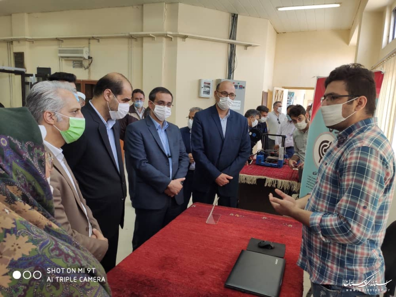 مرکز نوآوری و شکوفایی در مرکز آموزش فنی و حرفه ای شهرستان ترکمن افتتاح شد