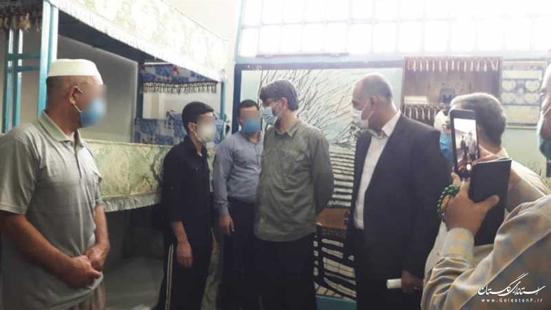 بازدید رئیس سازمان زندان ها از زندان گرگان