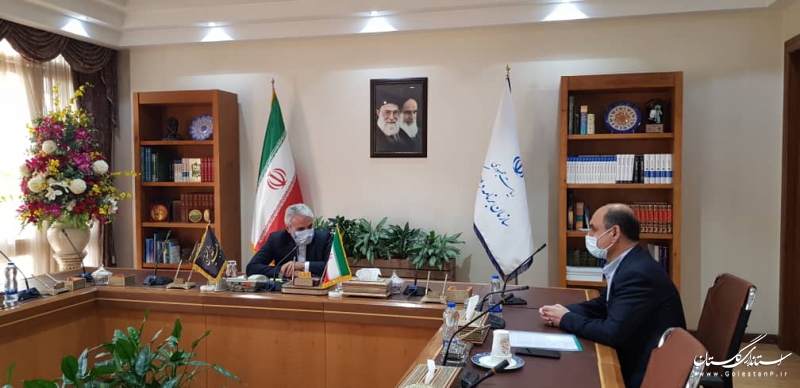 دیدار استاندار گلستان با رییس سازمان برنامه و بودجه