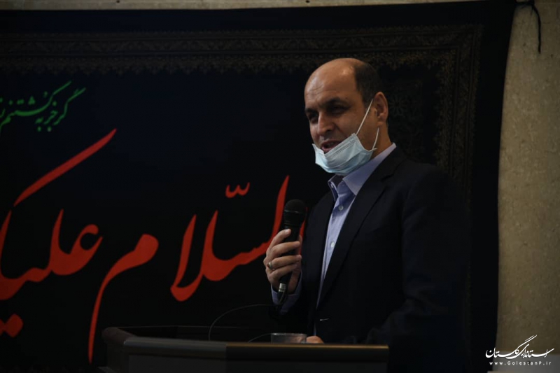 برگزاری مراسم گرامیداشت هفته دفاع مقدس با حضور استاندار گلستان در استانداری
