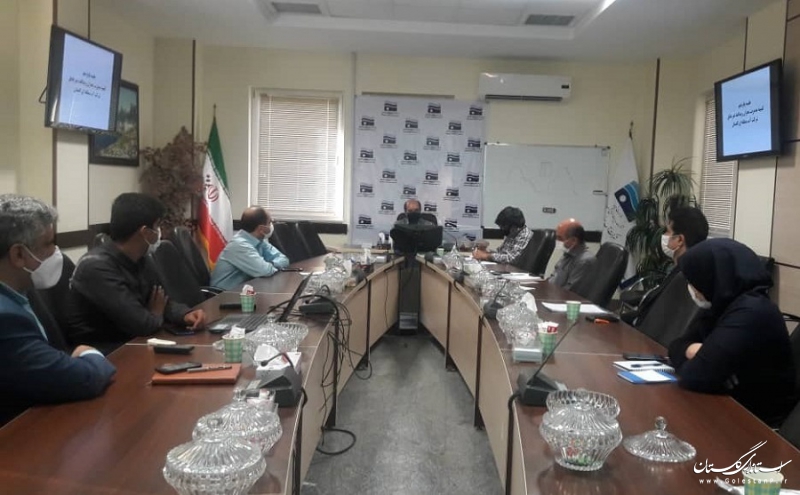 سومین جلسه کارگروه انرژی و آب شورای پدافند غیر عامل در شرکت آب منطقه ای استان برگزار شد