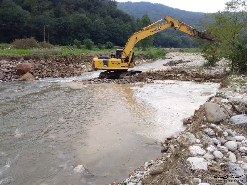 اتمام عملیات لایروبی و ساماندهی رودخانه های شهرستان علی آباد کتول به طول 5 کیلومتر