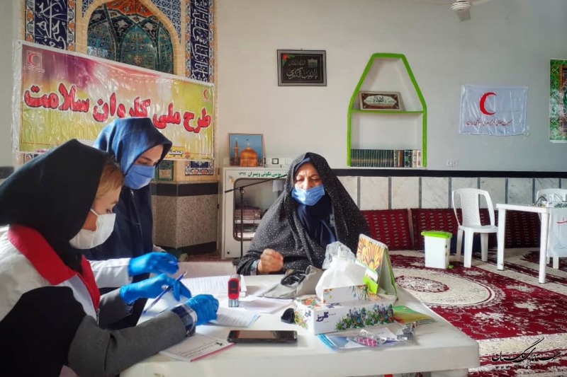 بهره مندی بیش از ۱۸۰۰ نفر از خدمات کاروان سلامت هلال احمر در گلستان