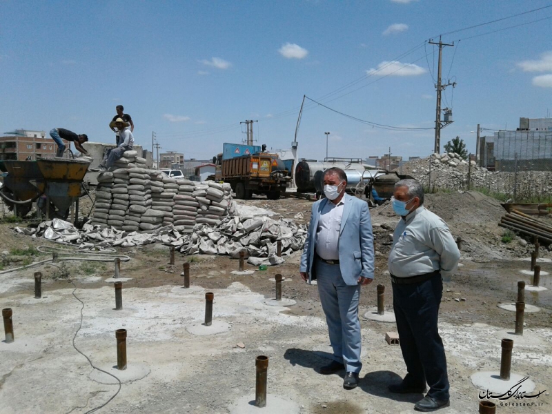 بازدید مدیرکل راه و شهرسازی گلستان از پروژه‌های عمرانی گنبد کاووس