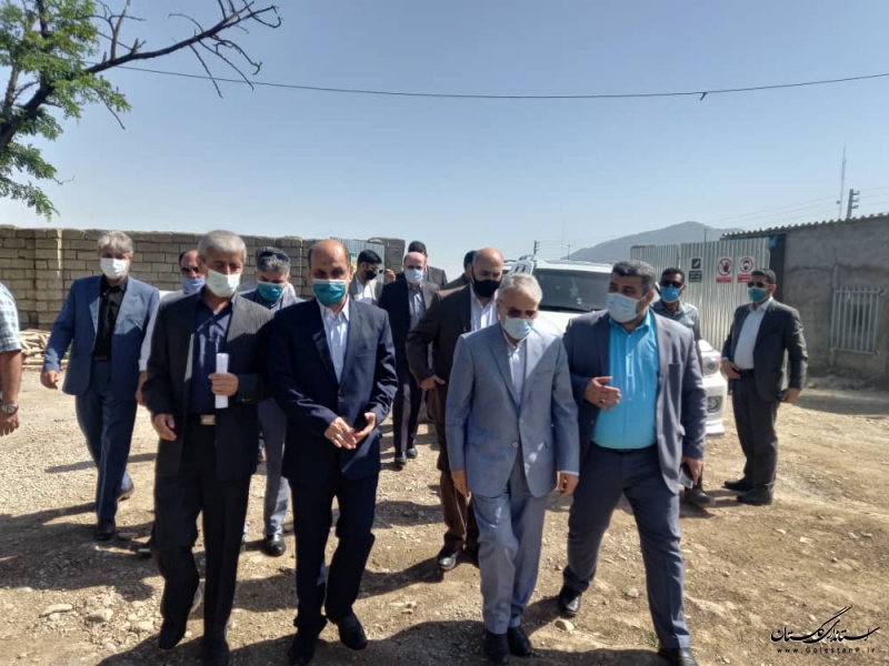 معاون رییس جمهوری از ۲ پروژه عمرانی رامیان و آزادشهر بازدید کرد