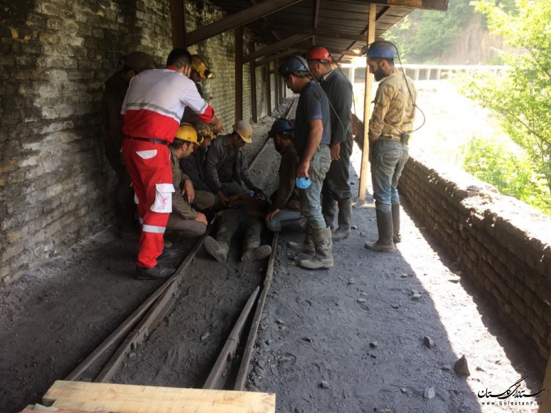 آموزش کمک های اولیه به 40 نفر از کارگران معدن ذغال سنگ رامیان