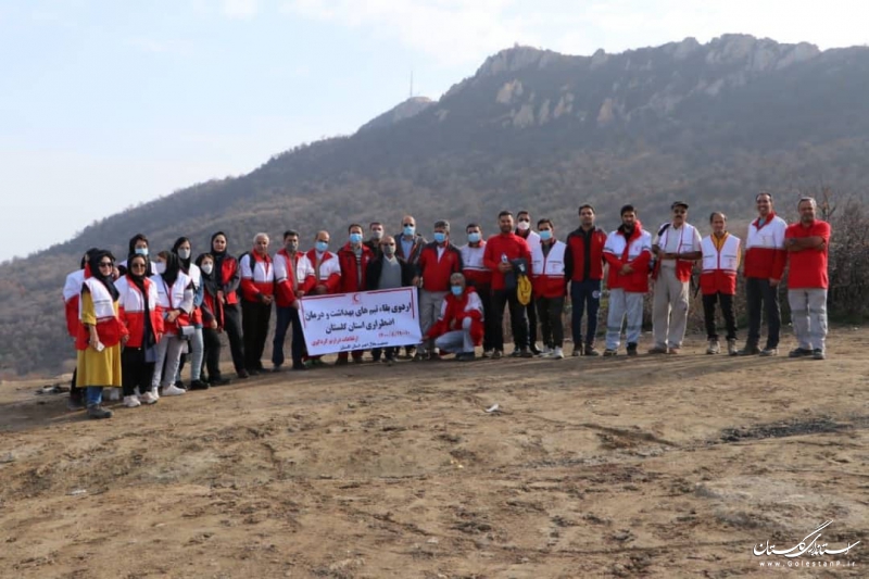 اردوی بقا در شرایط سخت تیم های بهداشت و درمان اضطراری هلال احمر گلستان