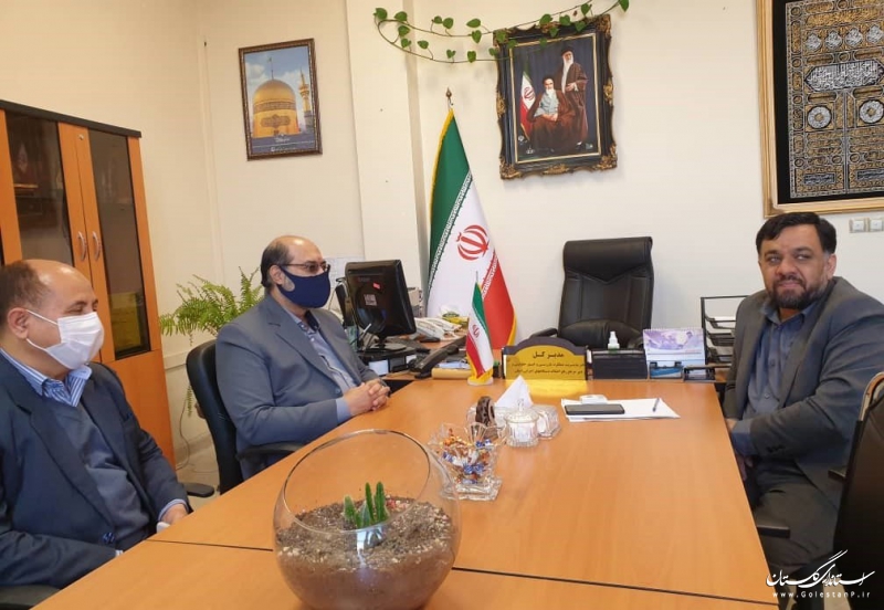 دیدار مدیر عامل شرکت آب منطقه ای گلستان با مدیر کل دفتر مدیریت عملکرد و بازرسی استانداری