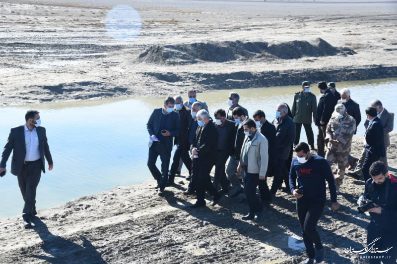 بازدید استاندار گلستان از پروژه های شهرستان های گمیشان و ترکمن