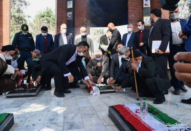 دیدار استاندار گلستان با خانواده های شهدا و ایثارگران در شهرستان علی آبادکتول