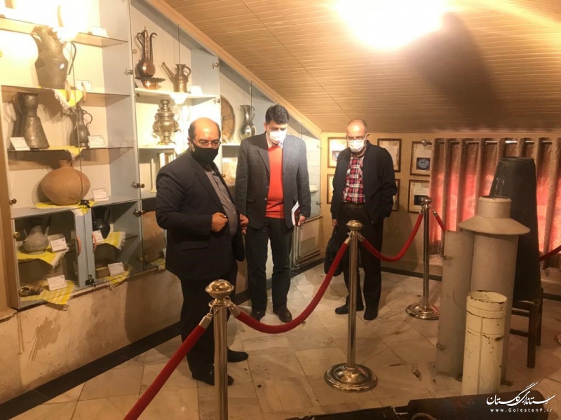 بازدید رئیس موسسه تحقیقات آب از موزه آب شرکت آب منطقه ای گلستان