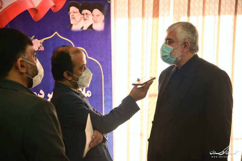 حضور استاندار گلستان در مرکز سامد