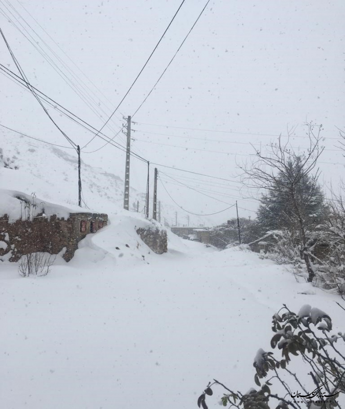 ثبت 142 سانتی متر برف در ایستگاه  درازنو در ارتفاعات جنوب شهرستان کردکوی