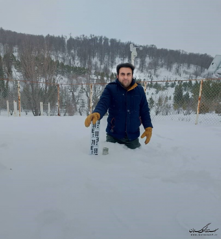 ارتقاع برف در درازنو به 50 سانتی متر رسید/ تشریح میزان بارش اخیر در شهرستان‌های استان