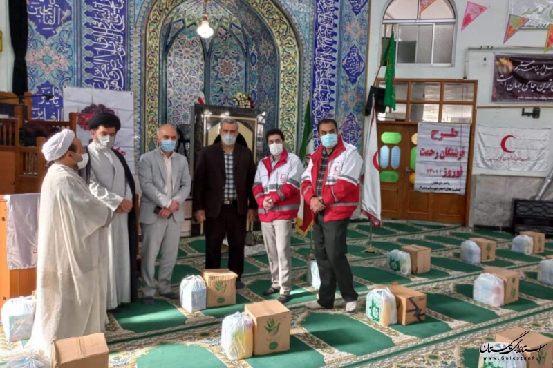 توزیع ۳۰۰ بسته حمایتی میان نیازمندان استان گلستان