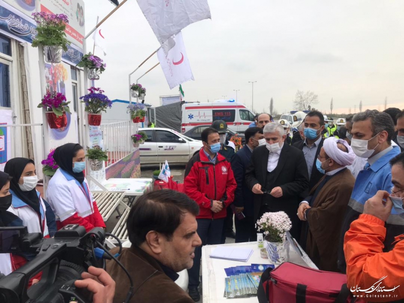 بازدید استاندار گلستان از روند خدمت رسانی نوروزی در شهرستان های کردکوی و بندرگز