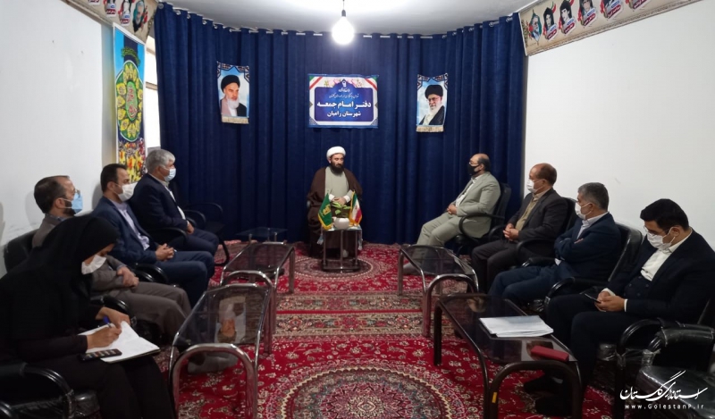 دیدار مدیر عامل شرکت آب منطقه ای گلستان با امام جمعه شهرستان رامیان