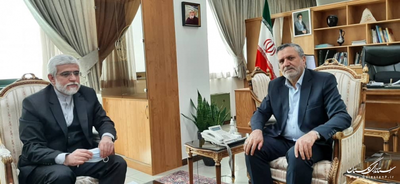 پیگیری مصوبات سفر رئیس جمهور به استان در دیدار استاندار گلستان با معاون اجرایی رئیس جمهور