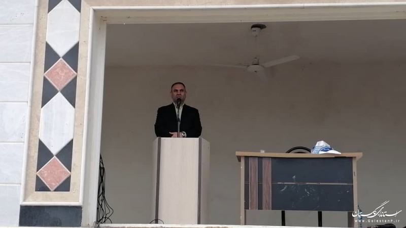 اقامه نماز باشکوه عید سعید فطر در شهرستان ترکمن