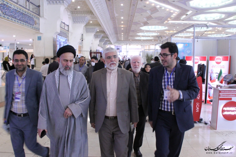 بازدید استاندار گلستان از رویداد ملی گام دوم (رویداد عصر امید) دانشگاه آزاد اسلامی 
