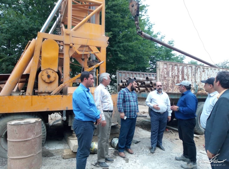 بازدید مدیرعامل شرکت آب منطقه ای از عملیات اجرائی حفر و تجهیز 8حلقه چاه جدید در گرگان