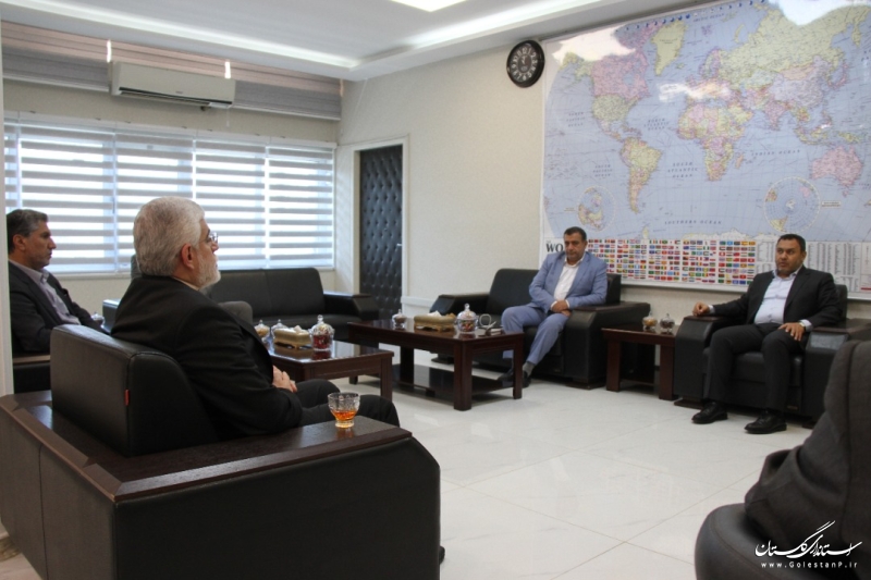 دیدار استاندار گلستان با رییس سازمان هواپیمایی کشور