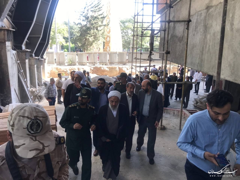 بازدید اعضای کمیسیون فرهنگی مجلس از روند اجرایی موزه دفاع مقدس استان گلستان
