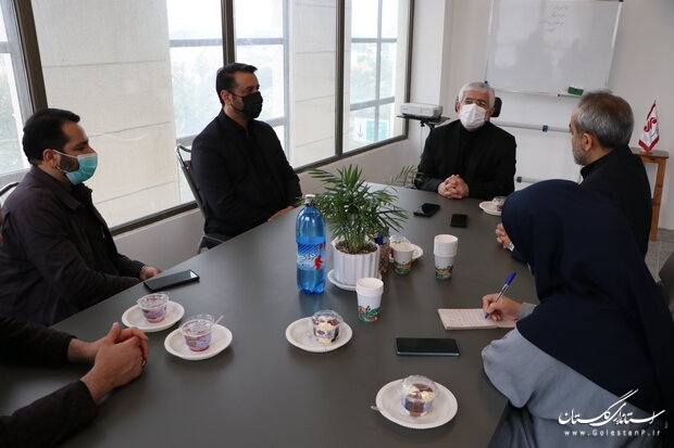 استاندار گلستان از دفتر خبرگزاری مهر بازدید کرد