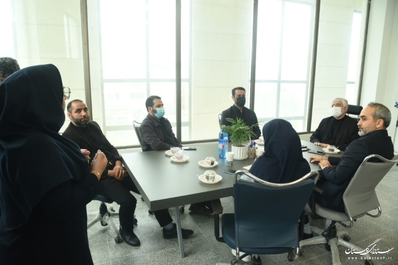 استاندار گلستان از دفتر خبرگزاری مهر بازدید کرد