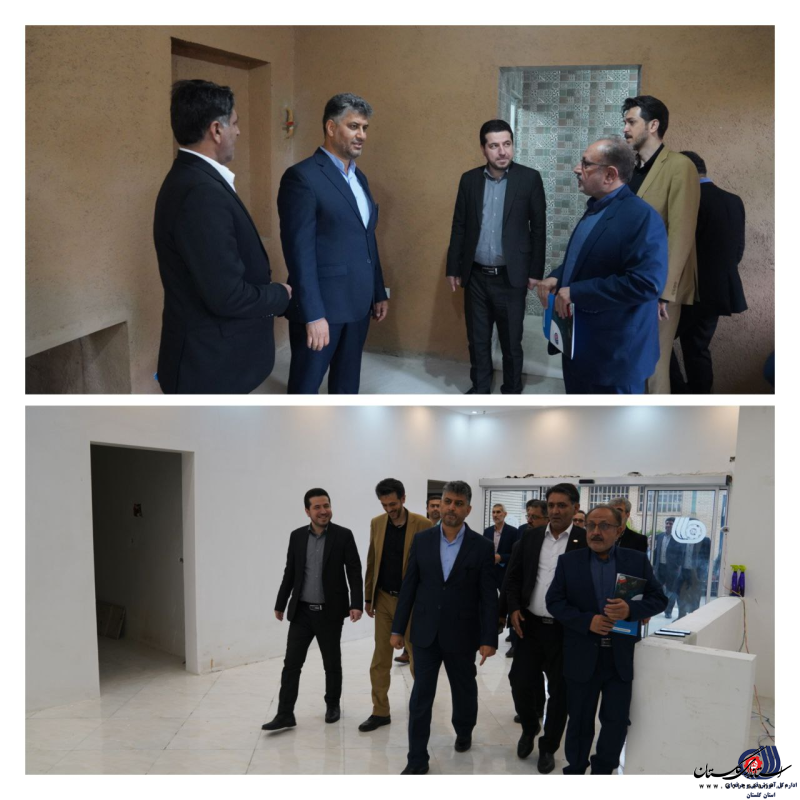 رئیس سازمان آموزش فنی و حرفه ای کشور از پروژه مرکز آموزش فنی و حرفه ای هتلداری و بوم گردی گرگان بازدید کرد