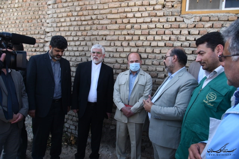 افتتاح قرارگاه لایروبی شهید لولایی با حضور رئیس سازمان مدیریت بحران کشور در گرگان