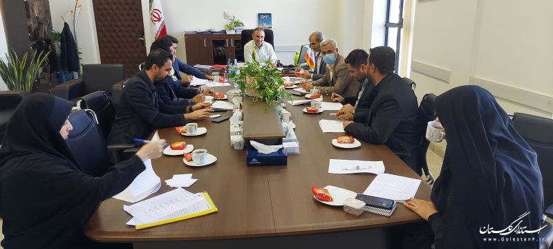 چهارمین جلسه کمیته سرمایه انسانی و فرهنگ سازمانی استانداری گلستان تشکیل شد.