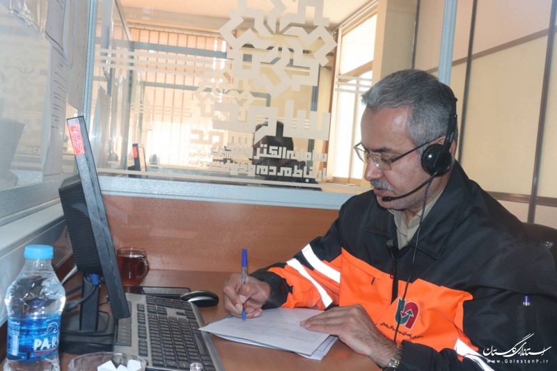 حضور مدیرکل راهداری و حمل و نقل جاده ای گلستان در سامد