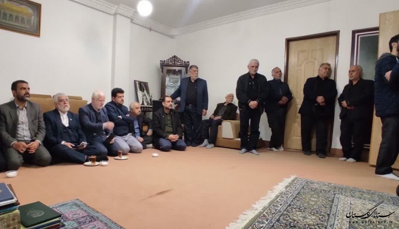 حضور استاندار گلستان در منزل پاسدار شهید مقداد مهقانی