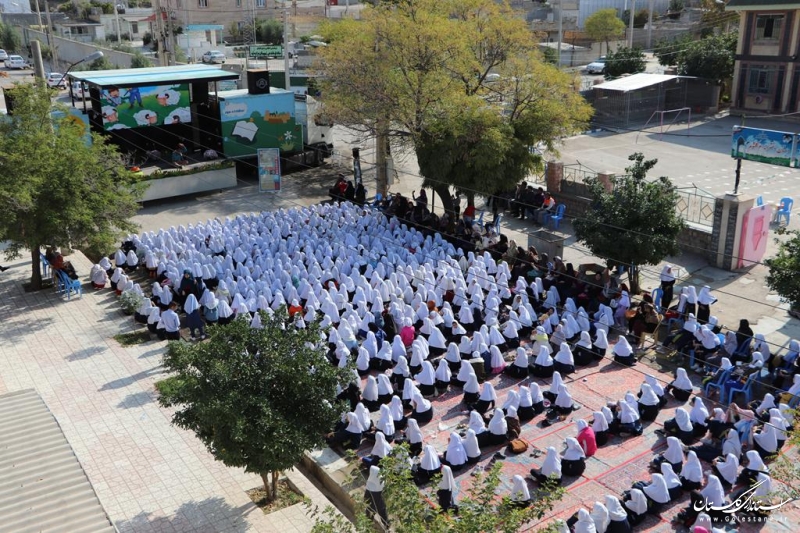 تماشاخانه سیار کانون پرورش فکری کشور، میهمان کودکان و نوجوانان گلستانی