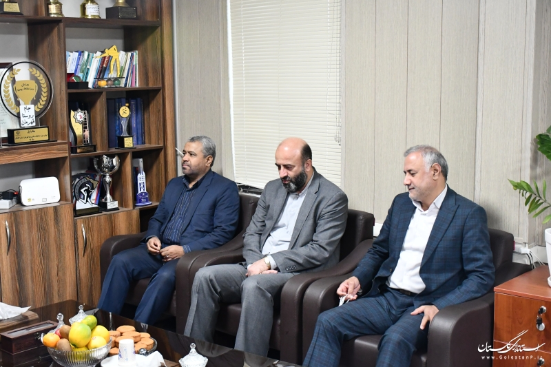 دیدار معاون سیاسی، امنیتی و اجتماعی استاندار با مدیرکل ورزش و جوانان گلستان