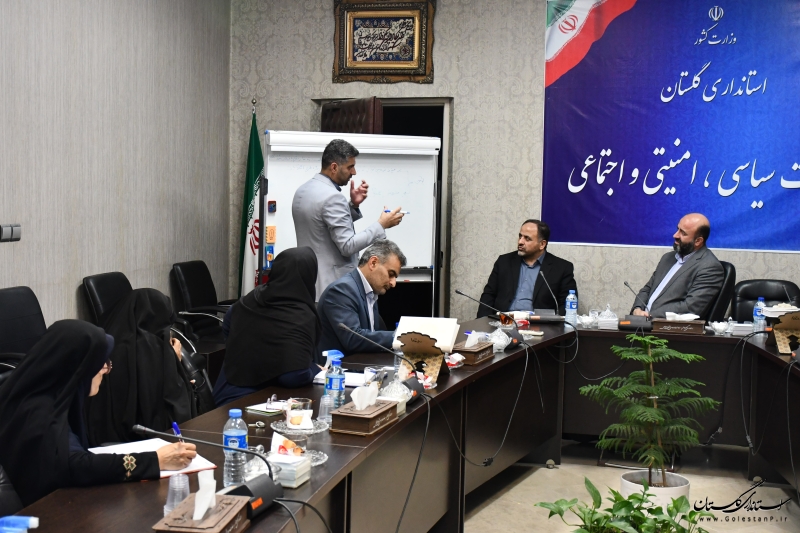 جلسه کمیته سیاسی با حضور رئیس ستاد انتخابات استان برگزار شد