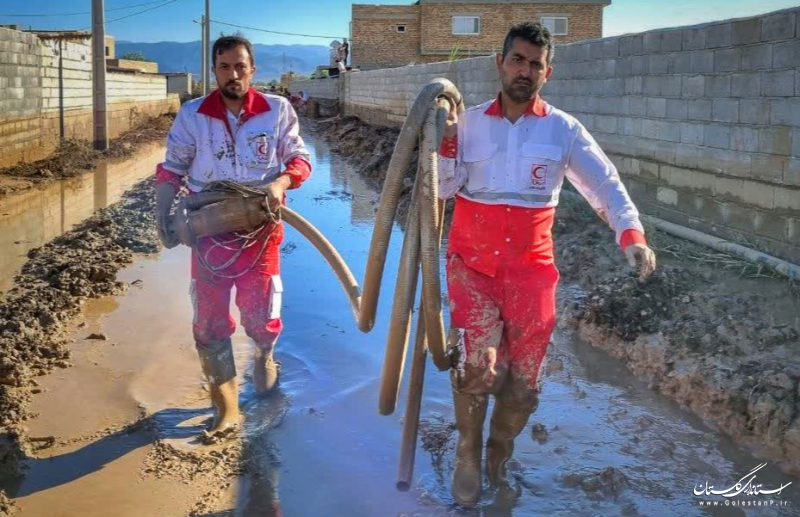 امدادرسانی به بیش از ۱۳۰۰ نفر در سیلاب گلستان