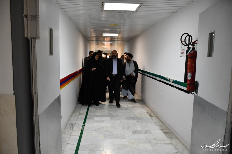 حضور معاون استاندار در بیمارستان امیرالمؤمنین (ع) کردکوی به‌مناسبت روز پرستار