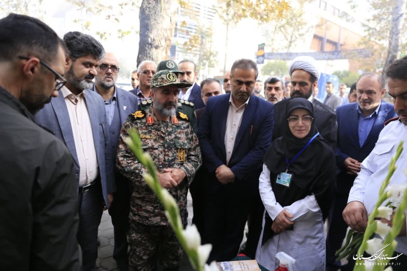 مراسم گرامیداشت قیام ۵آذر گرگان در مرکز آموزشی درمانی ۵ آذر گرگان برگزار شد