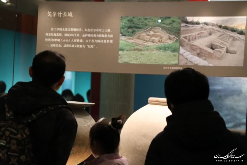 نمایش شکوه و عظمت دیوار بزرگ گرگان در چین
