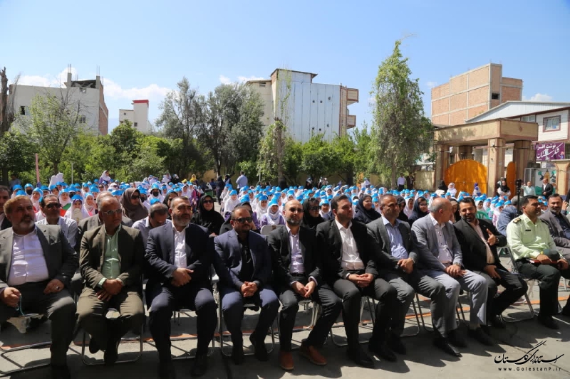 نواخته شدن زنگ سلامت در مدارس استان گلستان