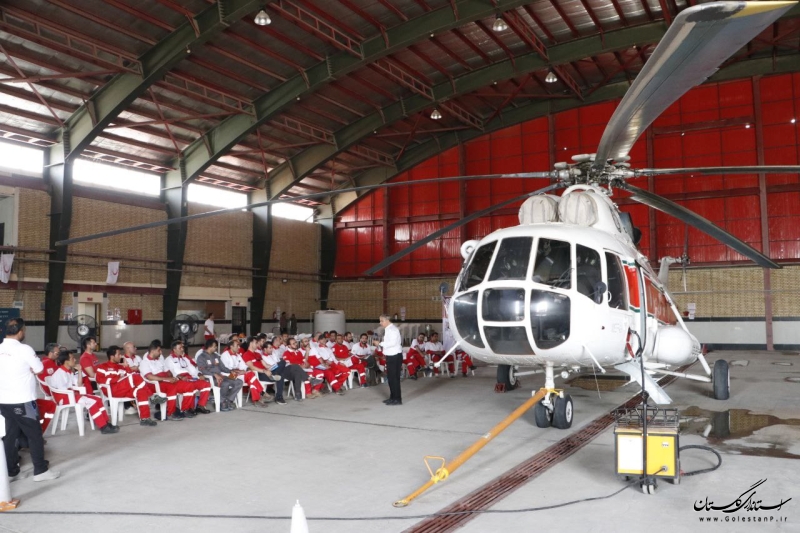 توان امداد هوایی هلال احمر با آموزش تخصصی امداد هوایی تقویت خواهد شد