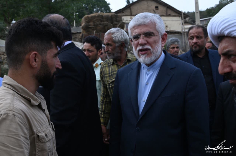 افتتاح فاز اول جاده روستای سیجان گالیکش بعد از ۴۵ سال